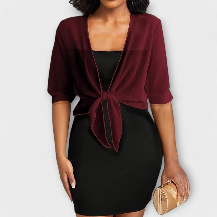 Olivia - Blouse à devant ouvert