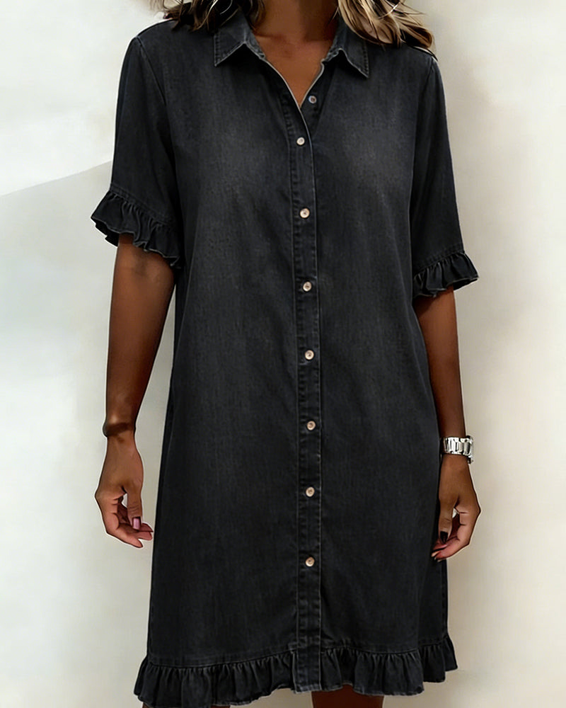 Élise - Robe Denim Chic