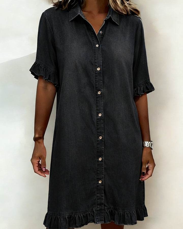 Élise - Robe Denim Chic