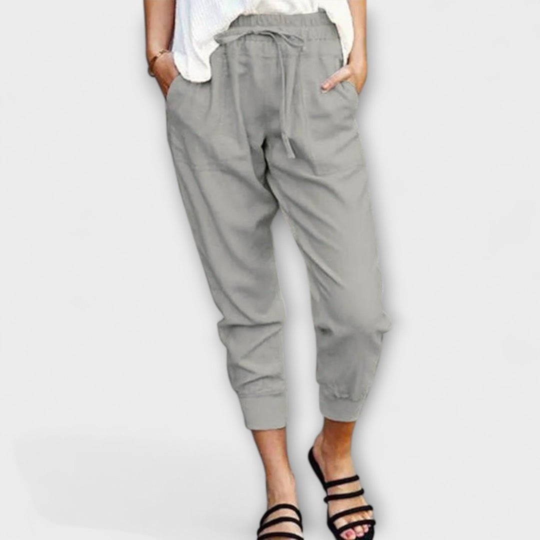 Blaire – Pantalon en lin léger avec mélange de coton