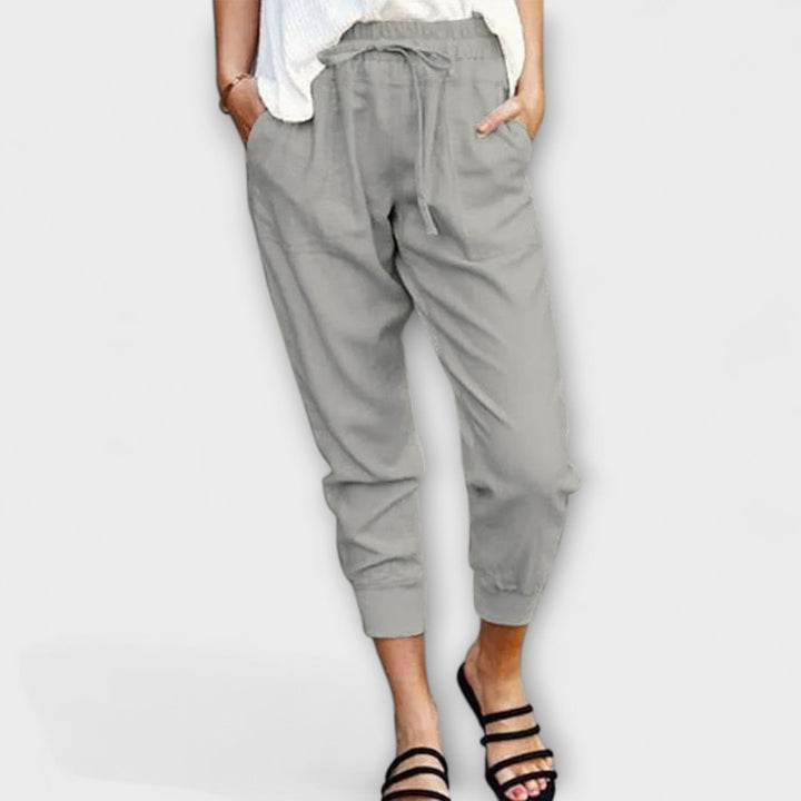 Blaire – Pantalon en lin léger avec mélange de coton
