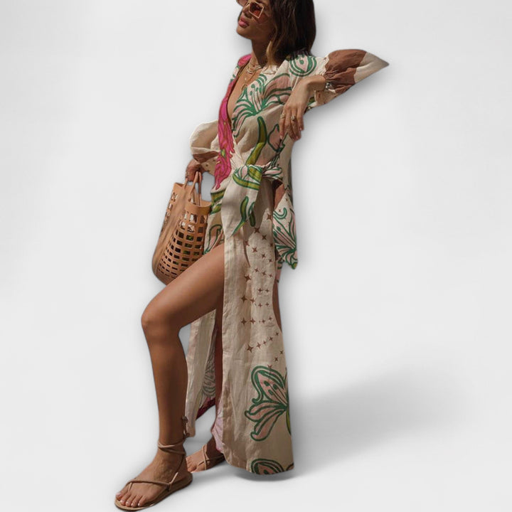 Tracey - Robe maxi avec lien