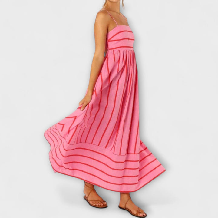 Svea - Robe maxi en Bare Bloom