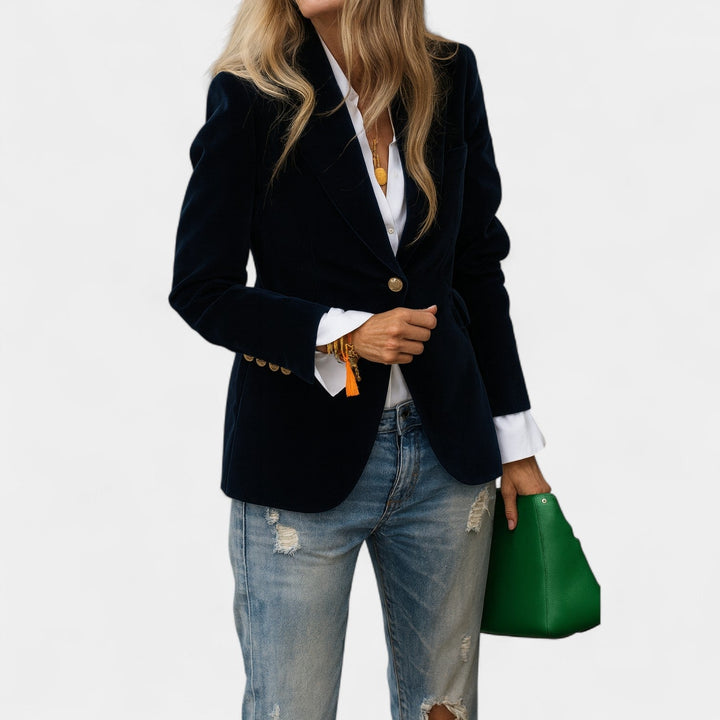Andrea – Veste en velours