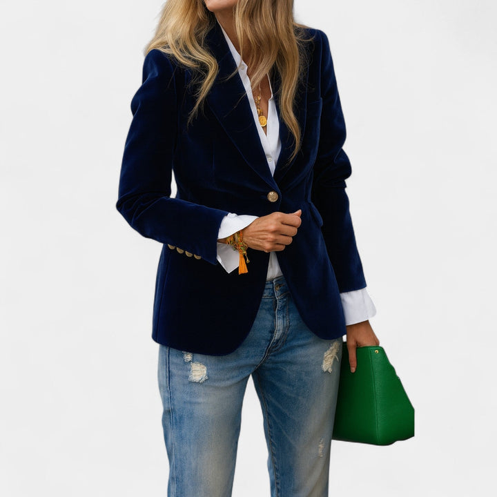 Andrea – Veste en velours