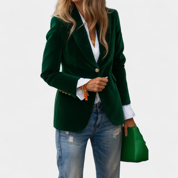 Andrea – Veste en velours