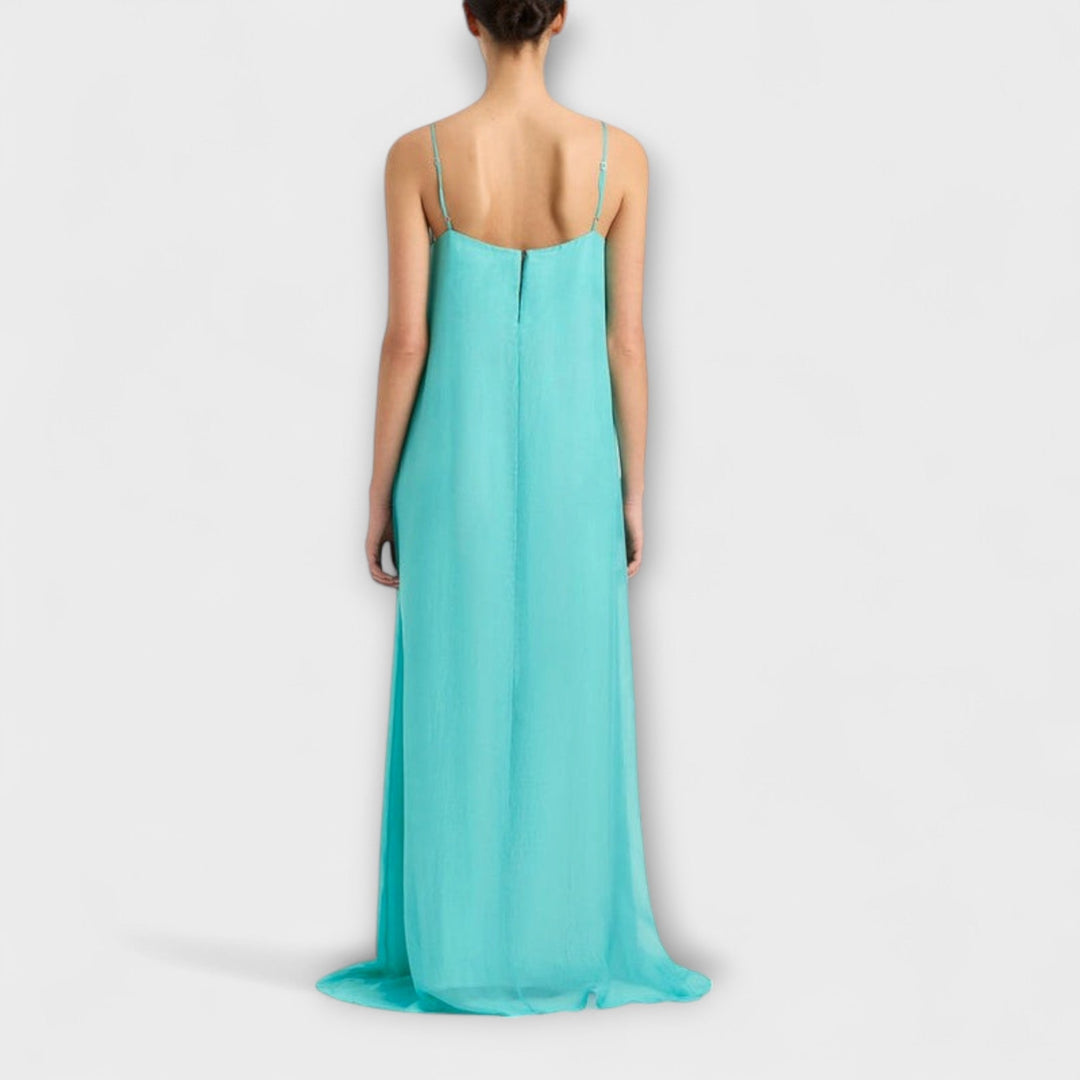 Madison - Robe Maxi Élégante à Bretelles