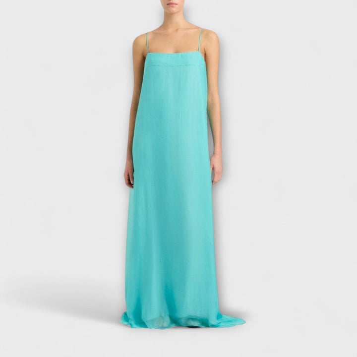 Madison - Robe Maxi Élégante à Bretelles