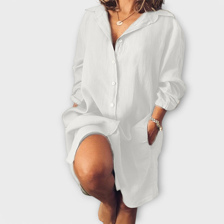 Chemise en lin décontractée pour un usage quotidien