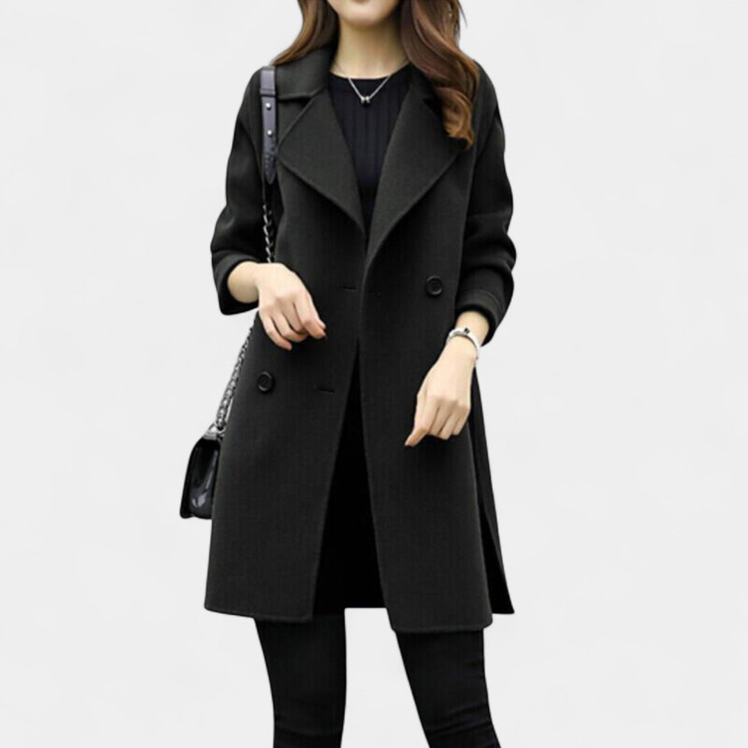 Veronika – Manteau élégant pour femmes avec double boutonnage