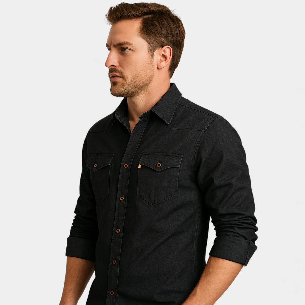 Štěpán – Chemise en denim au style intemporel
