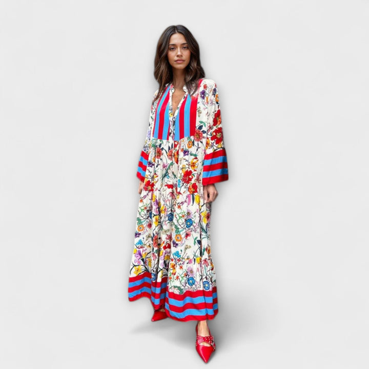 Oriana - Robe maxi à imprimé floral