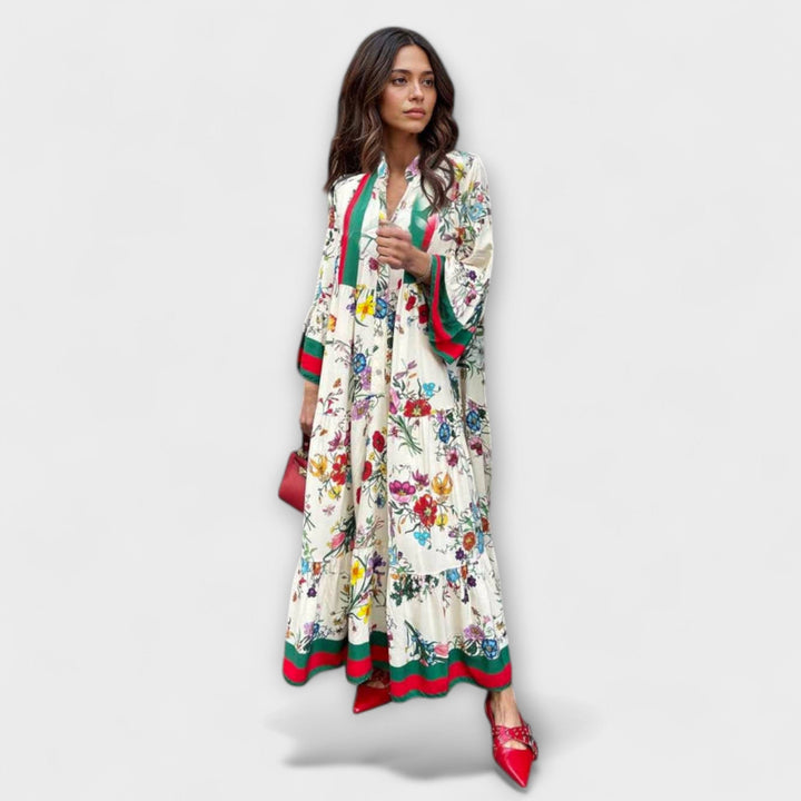 Oriana - Robe maxi à imprimé floral