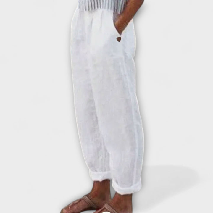 Clara - Pantalon avec taille douce et poches latérales