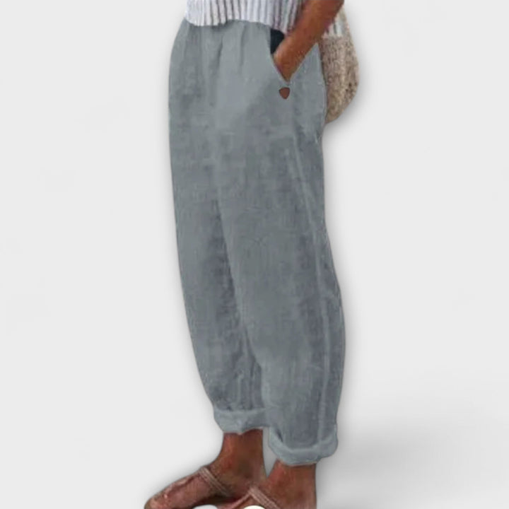 Clara - Pantalon avec taille douce et poches latérales