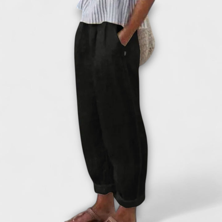 Clara - Pantalon avec taille douce et poches latérales