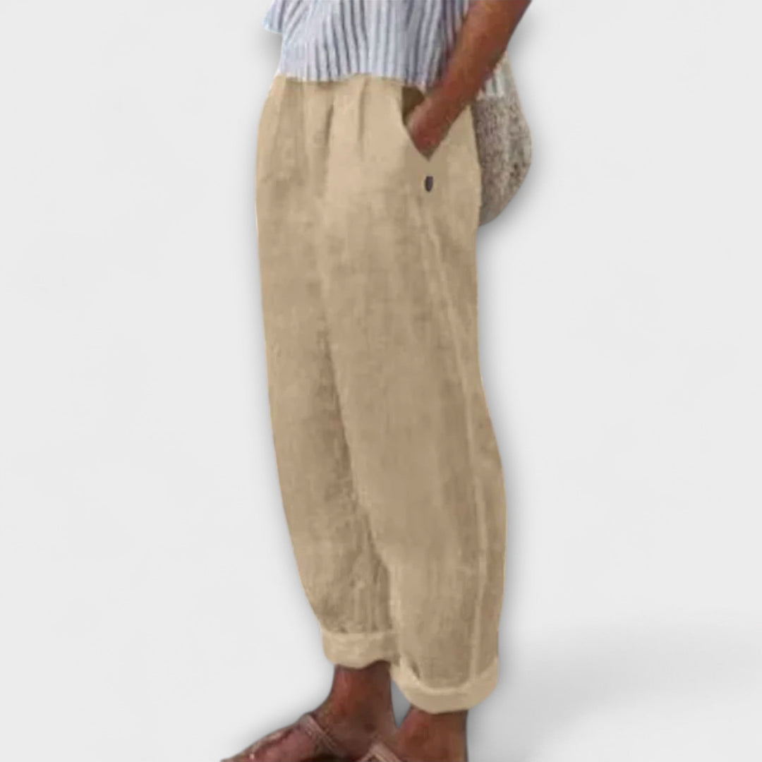 Clara - Pantalon avec taille douce et poches latérales