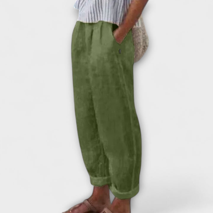 Clara - Pantalon avec taille douce et poches latérales