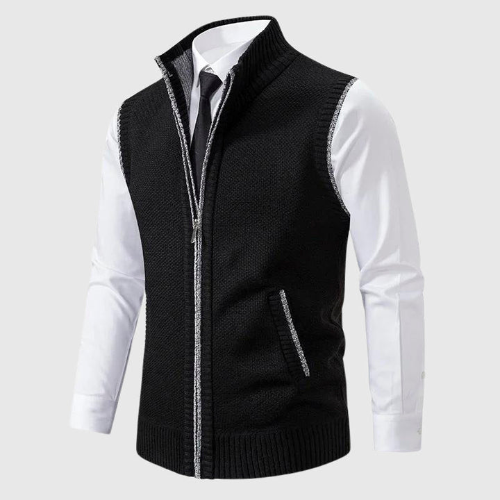 Filip - Gilet de luxe avec zip