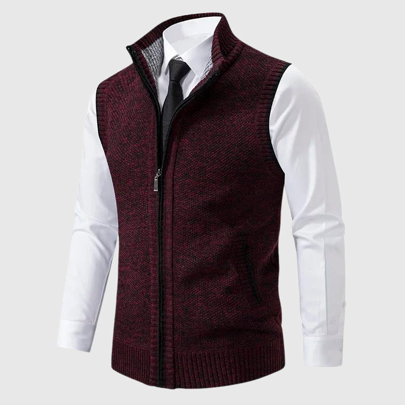 Filip - Gilet de luxe avec zip