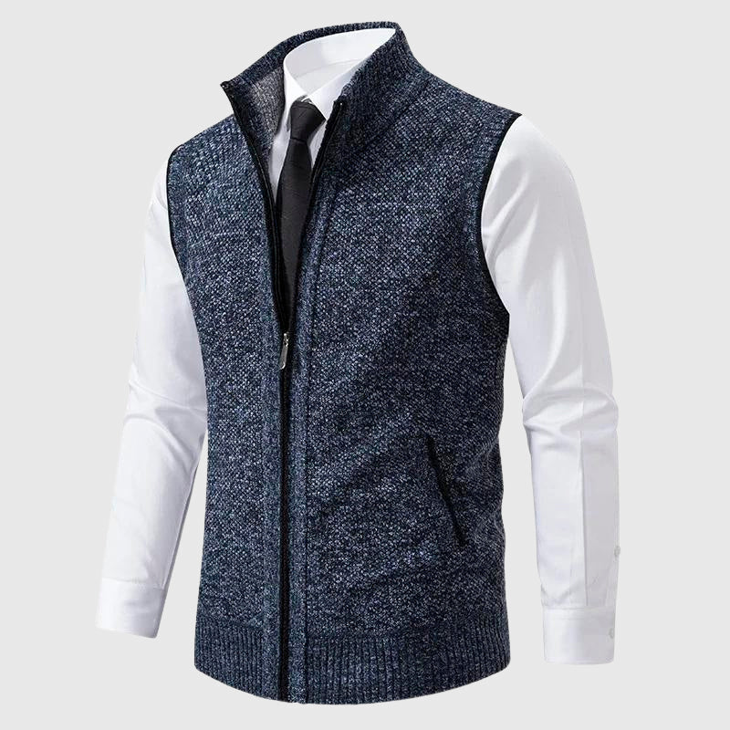 Filip - Gilet de luxe avec zip