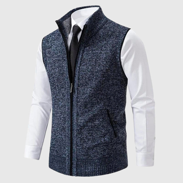 Filip - Gilet de luxe avec zip