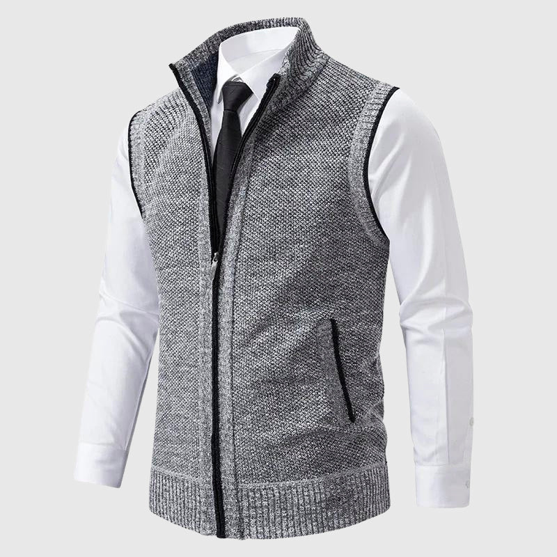 Filip - Gilet de luxe avec zip
