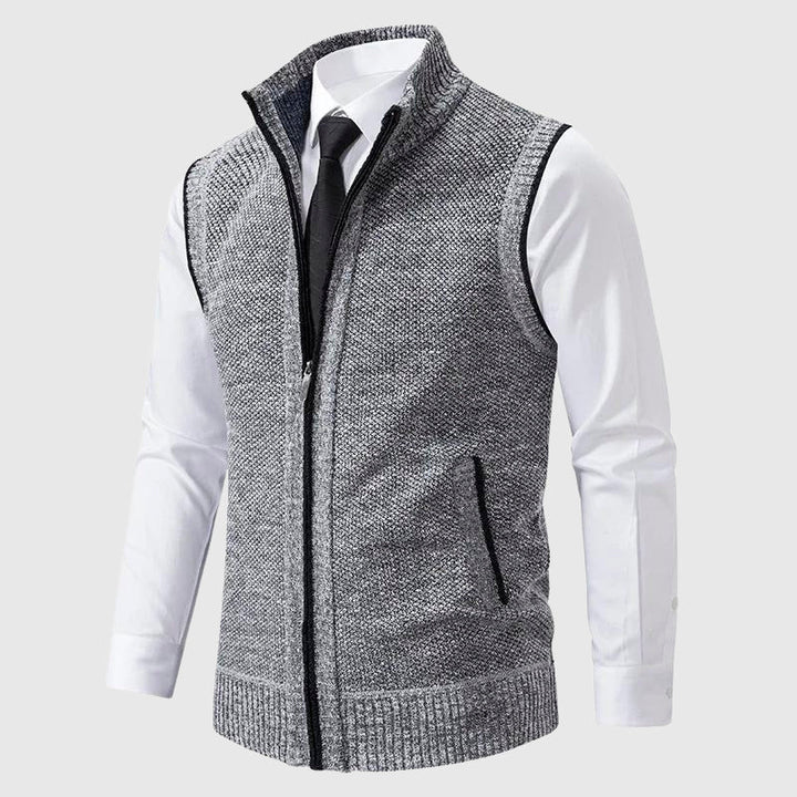 Filip - Gilet de luxe avec zip