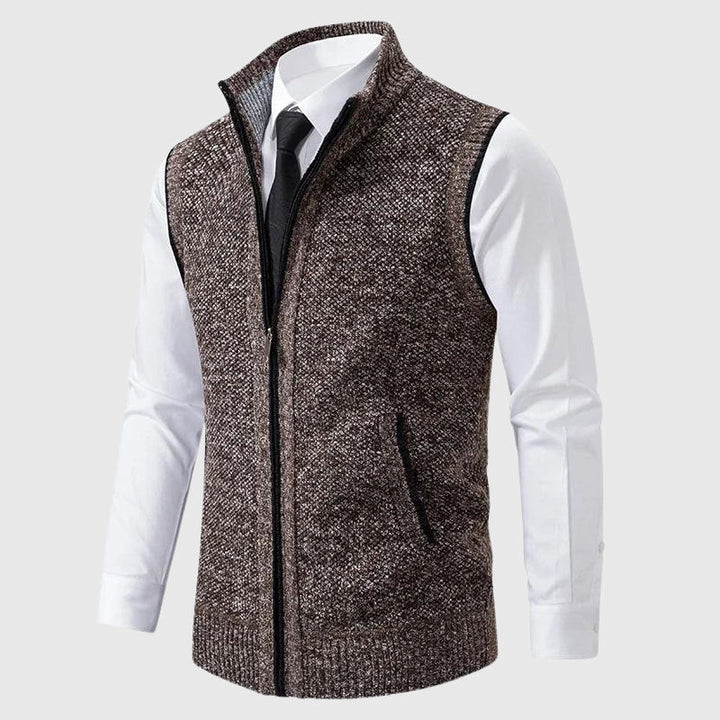 Filip - Gilet de luxe avec zip