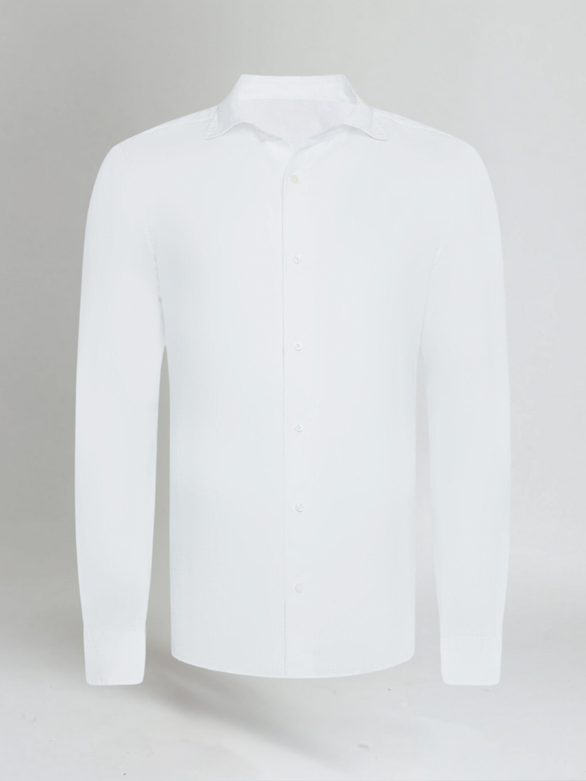 Chemise en Lin Essentielle - Blanche