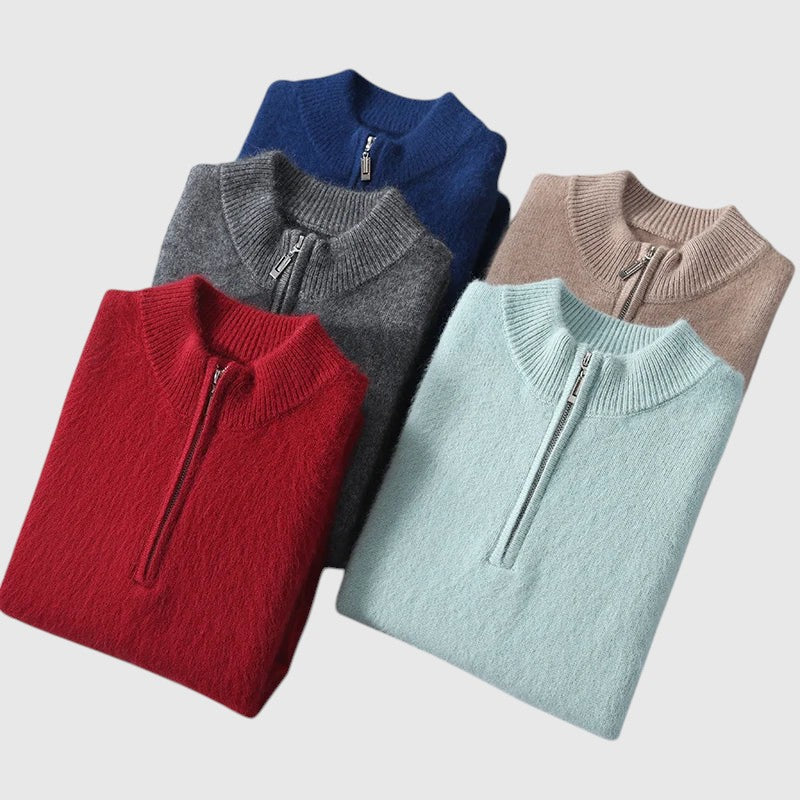 Libuše - Cardigan en cachemire Genève avec zip
