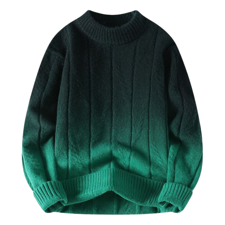 Pull avec dégradé de couleurs