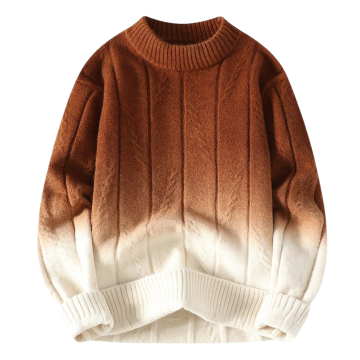 Pull avec dégradé de couleurs