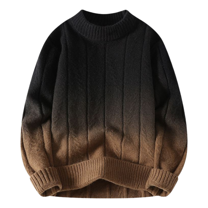 Pull avec dégradé de couleurs