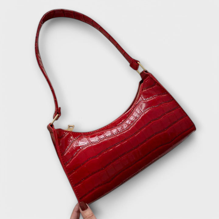 Cécile. - Sac en cuir brillant