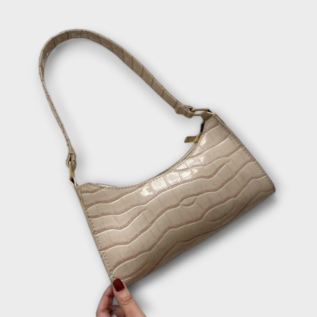 Cécile. - Sac en cuir brillant