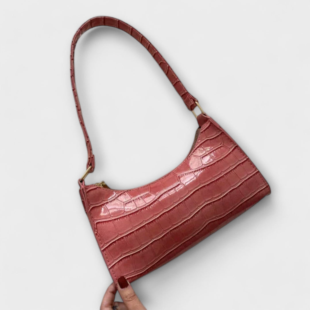 Cécile. - Sac en cuir brillant