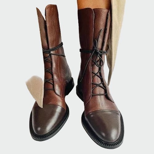 Chaussures en cuir orthopédique