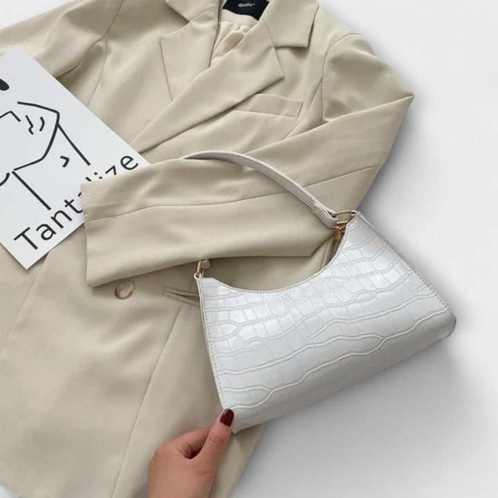 Cécile. - Sac en cuir brillant