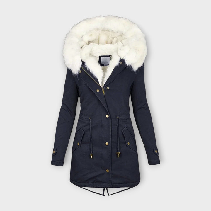 Ivara - Veste d'hiver imperméable et doublée de fourrure