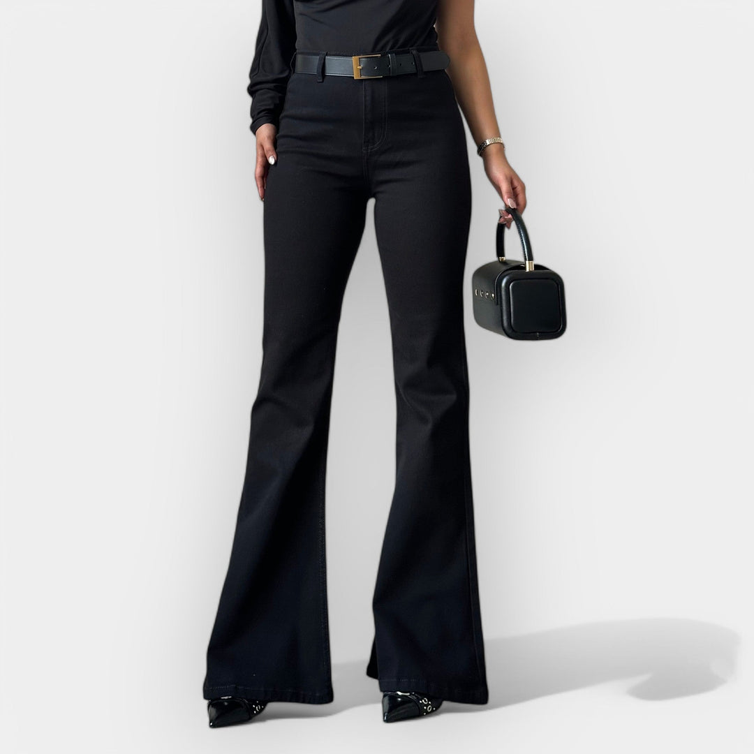Barbora - Jeans évasés très taille haute