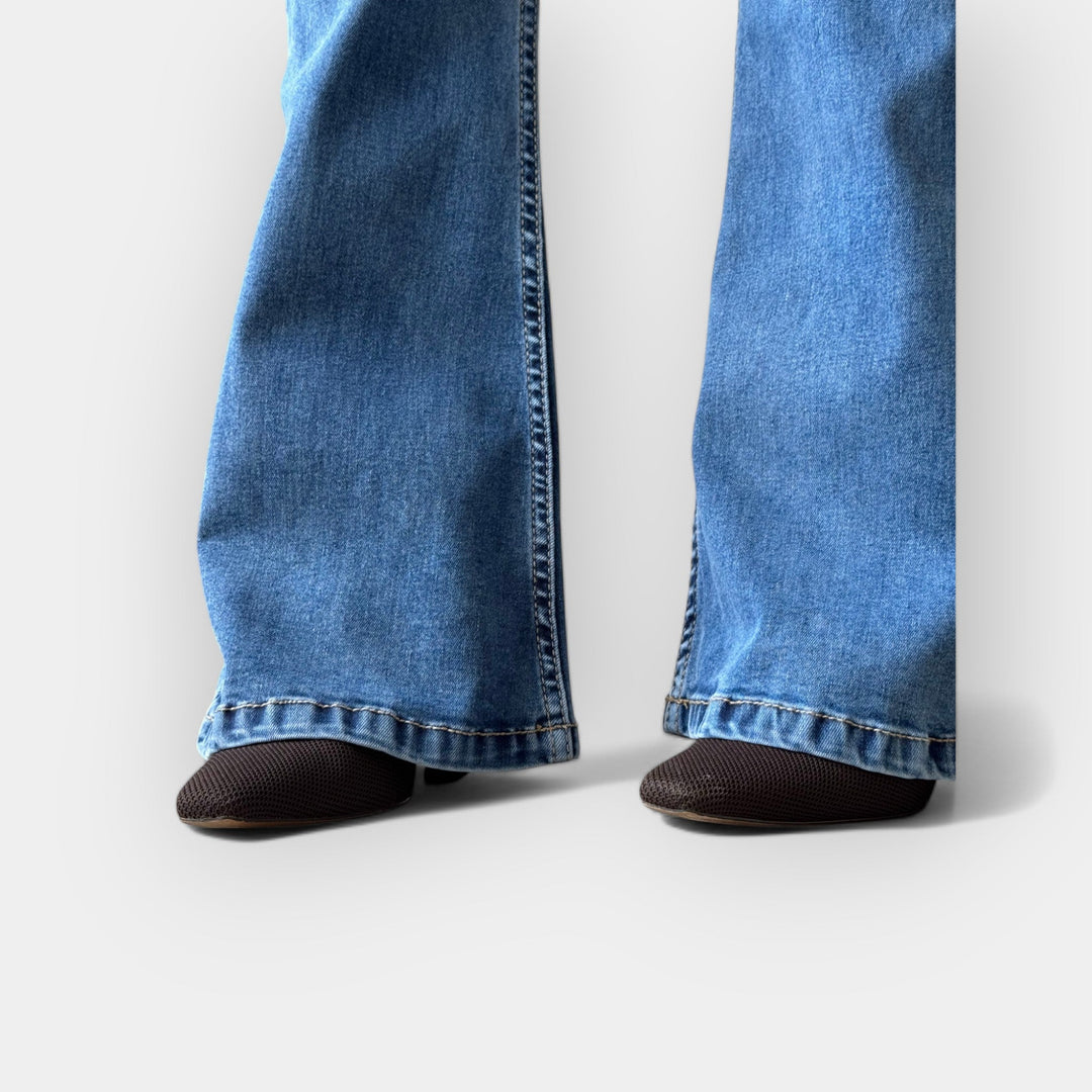 Barbora - Jeans évasés très taille haute