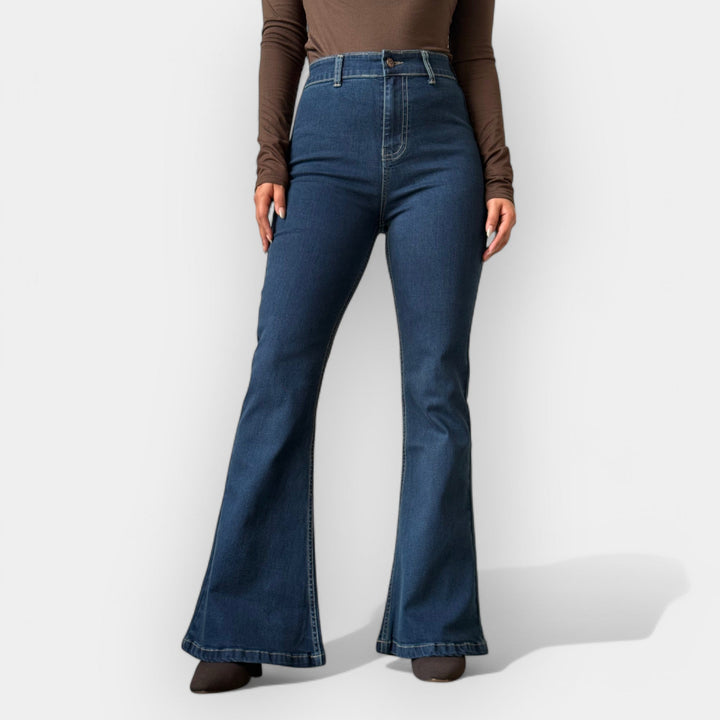 Barbora - Jeans évasés très taille haute