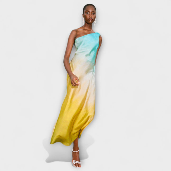 Arabella - Robe midi à une épaule