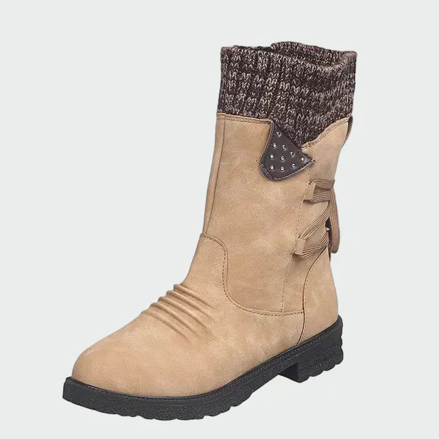 Bottes en daim stylées
