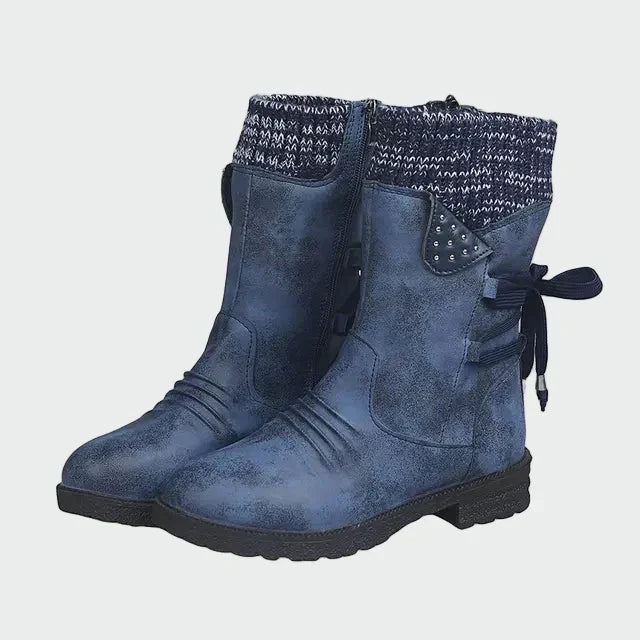 Bottes en daim stylées