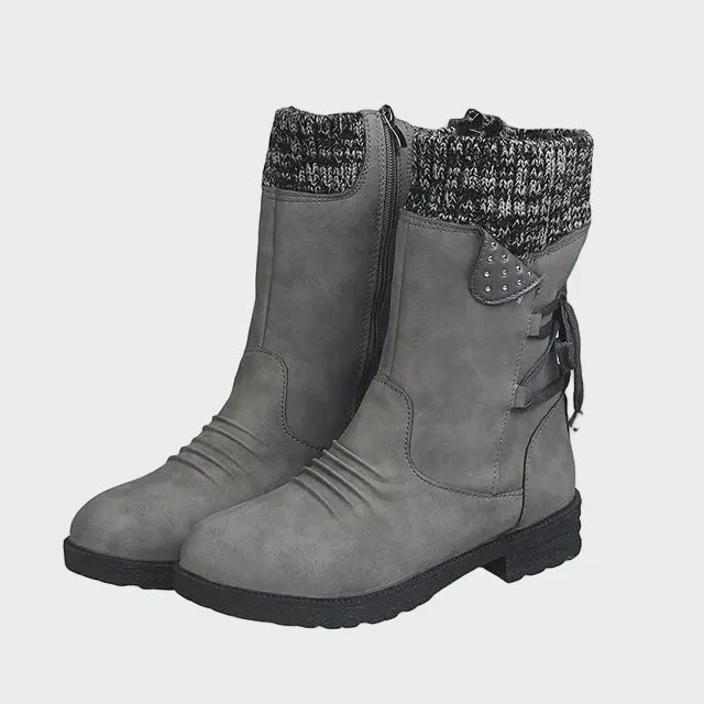 Bottes en daim stylées