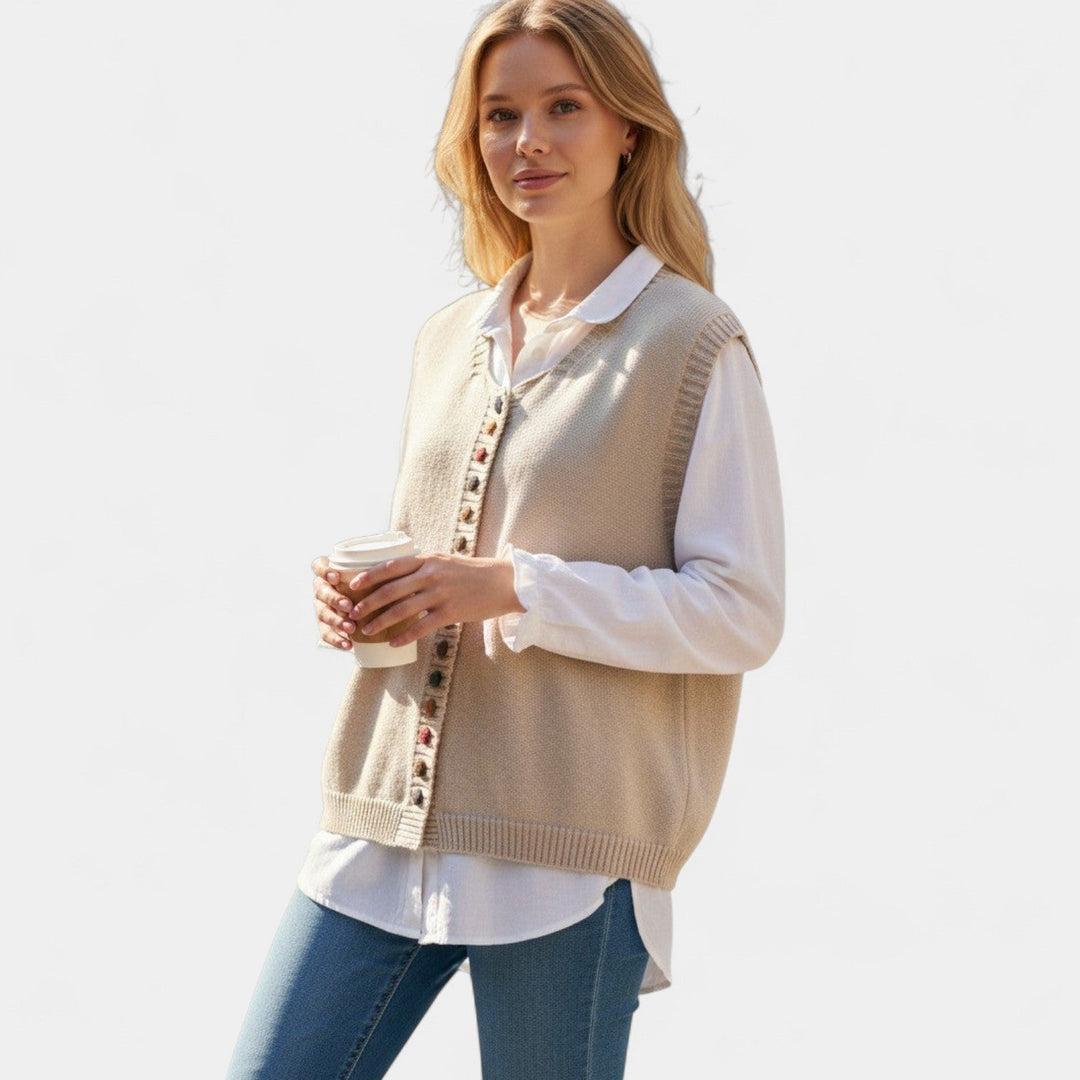 Karmen – Gilet en tricot élégant pour un style quotidien