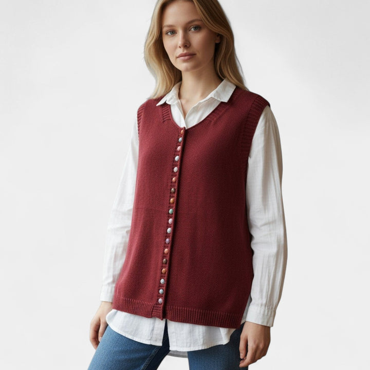 Karmen – Gilet en tricot élégant pour un style quotidien
