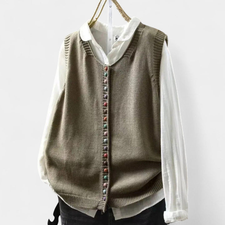 Karmen – Gilet en tricot élégant pour un style quotidien